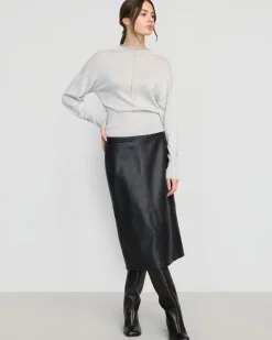 Brilliant Wise Corporation Limited Jillian Pointelle Tencel-Wool Sweater< Sweaters