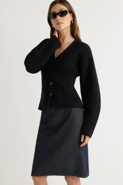 Hua Shang Group (H.K.) Ltd Johanna Denim Pencil Skirt< Skirts