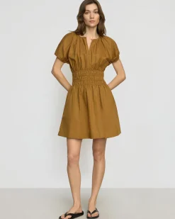 Fashion Apparels Kaci Cinched-Waist Organic Cotton Dress< Dresses