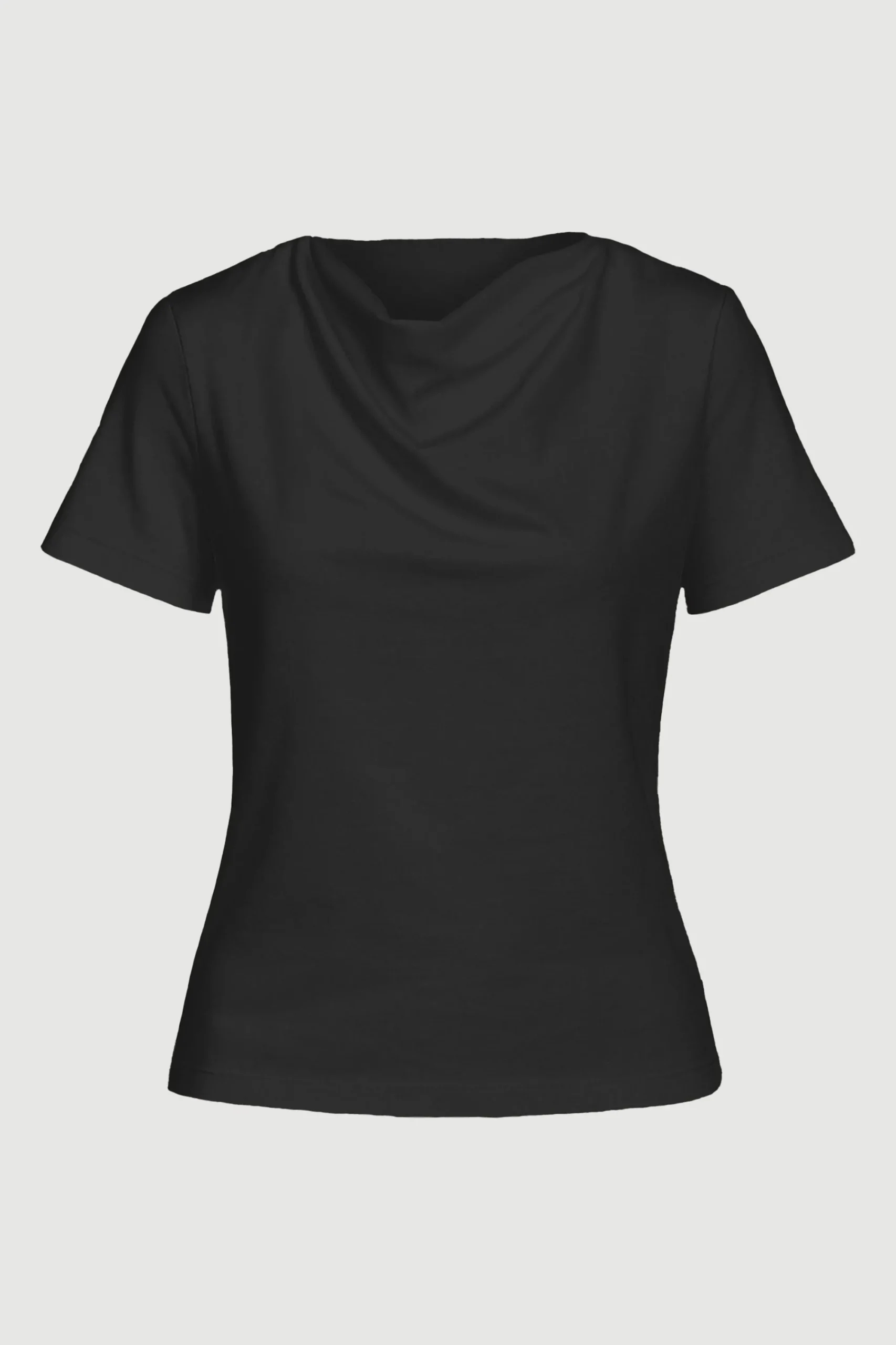 Asia Consultancy Co., Ltd Kendra Organic Cotton Cowl-Neck Tee< Tees|Tops
