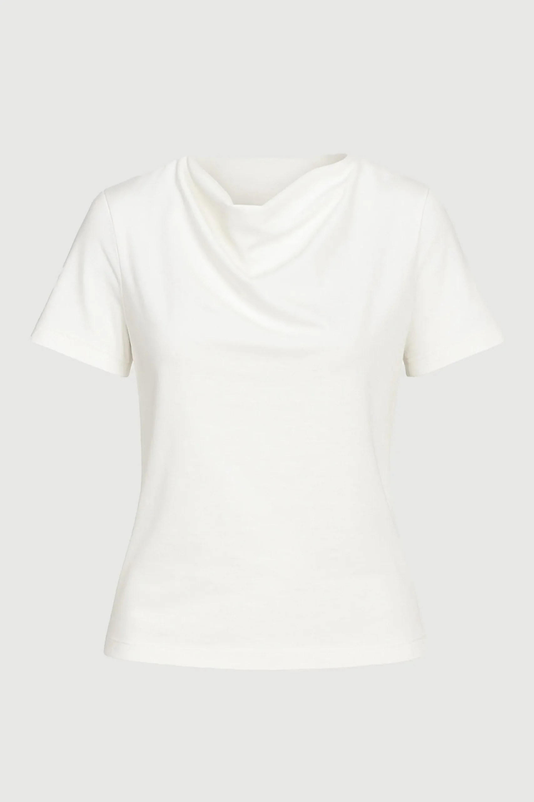 Asia Consultancy Co., Ltd Kendra Organic Cotton Cowl-Neck Tee< Tees|Tops