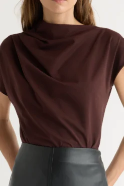 Hua Shang Group (H.K.) Ltd Kenny Asymmetric-Neck Tee< Tees|Tops