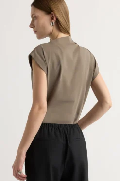 Hua Shang Group (H.K.) Ltd Kenny Asymmetric-Neck Tee< Tees|Tops