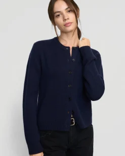 Brilliant Wise Corporation Limited Kiran Wool-Cashmere Cardigan< Sweaters