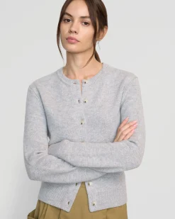 Brilliant Wise Corporation Limited Kiran Wool-Cashmere Cardigan< Sweaters