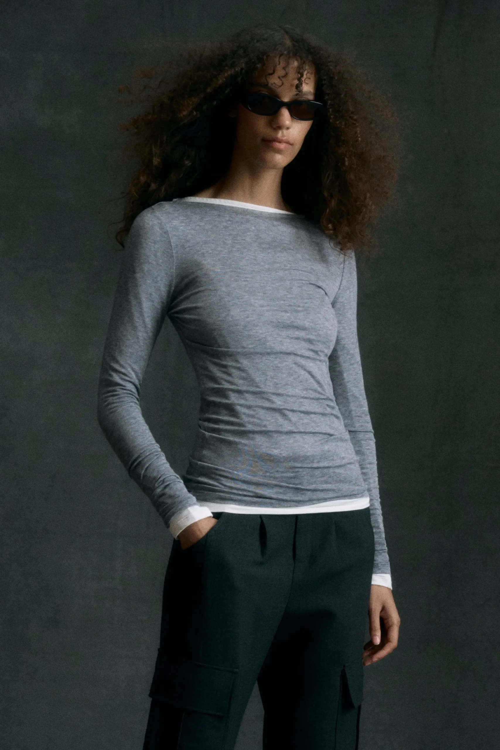 Asia Consultancy Co., Ltd Lainey Organic Cotton Slit-Neck Tee< Tops|Tees