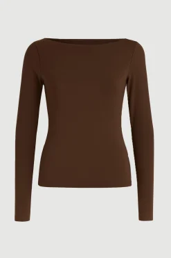 Asia Consultancy Co., Ltd Lana Tencel-Wool Semi-Sheer Tee< Tees|Tops