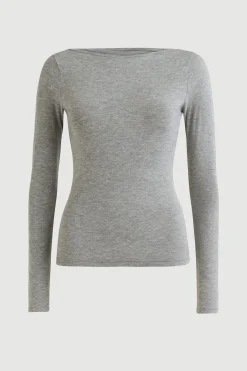 Asia Consultancy Co., Ltd Lana Tencel-Wool Semi-Sheer Tee< Tees|Tops