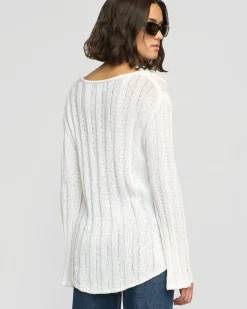Brilliant Wise Corporation Limited Leah Ribbed Scoop-Neck Sweater< Sweaters|Tops