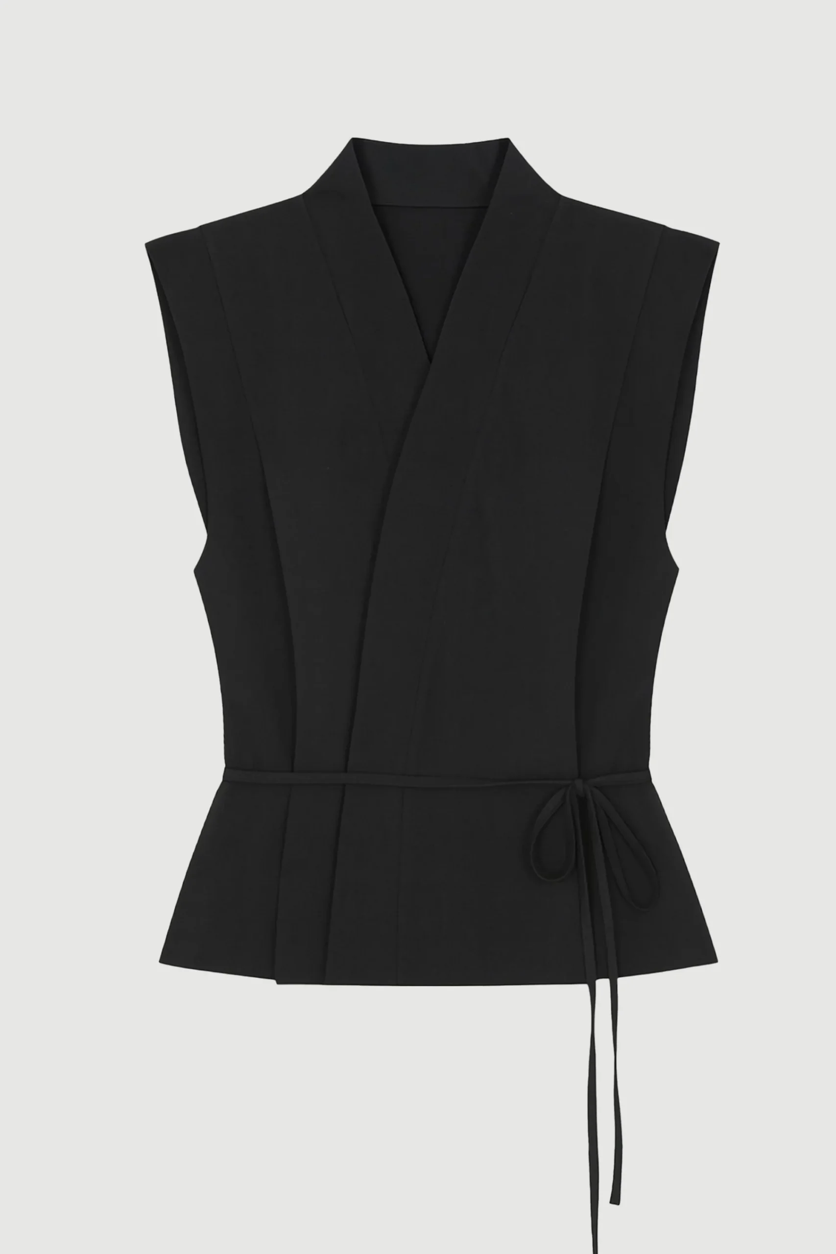 Hua Jia Leandra Tencel-Blend Wrap Vest< Tops