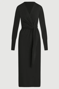 Brilliant Wise Corporation Limited Linden Front-Wrap Sweater Dress< Dresses