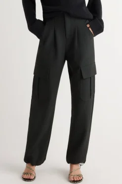 Hua Jia Lynda Tailored Utility Pant< Pants