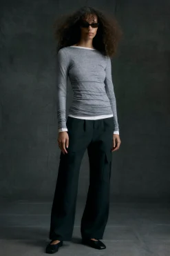 Hua Jia Lynda Tailored Utility Pant< Pants
