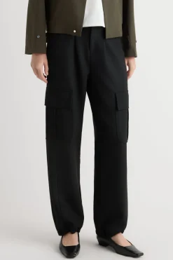 Hua Jia Lynda Tailored Utility Pant< Pants