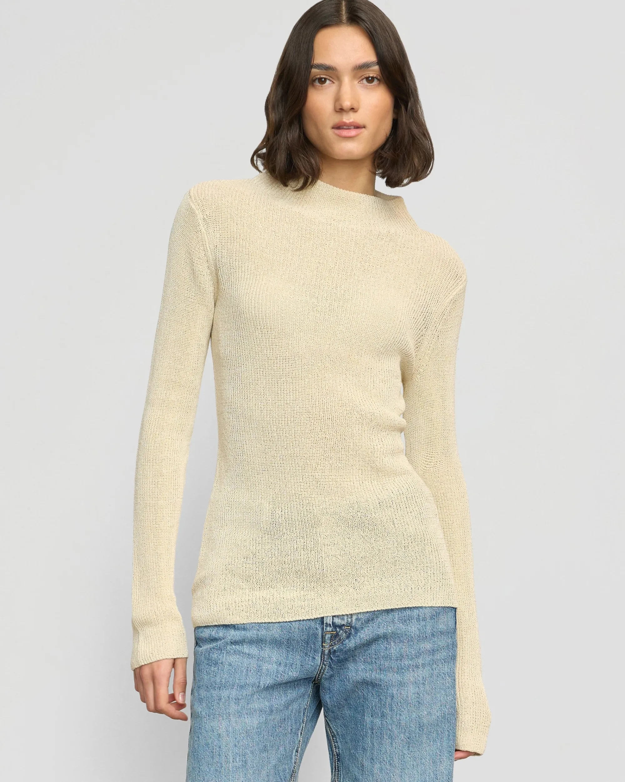 Expert Group Limited Lynne Slim Semi-Sheer Sweater< Sweaters