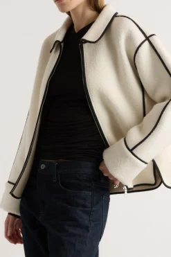 Hua Shang Group (H.K.) Ltd Madison Contrast Trim Coat< Outerwear