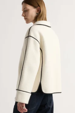 Hua Shang Group (H.K.) Ltd Madison Contrast Trim Coat< Outerwear