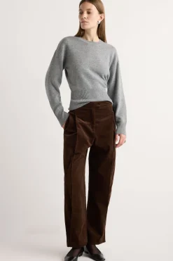 Brilliant Wise Corporation Limited Marielle Wool-Cashmere Blouson Sweater< Sweaters