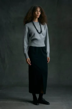 Brilliant Wise Corporation Limited Marielle Wool-Cashmere Blouson Sweater< Sweaters