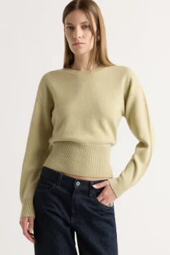 Brilliant Wise Corporation Limited Marielle Wool-Cashmere Blouson Sweater< Sweaters