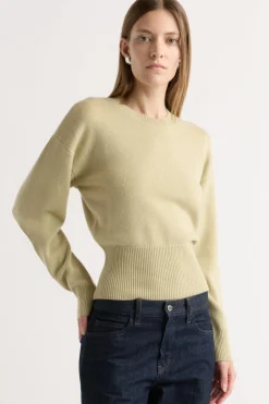 Brilliant Wise Corporation Limited Marielle Wool-Cashmere Blouson Sweater< Sweaters