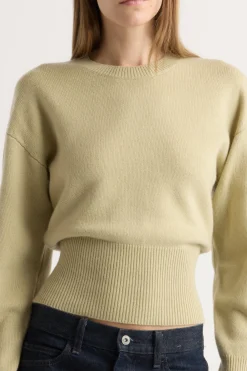 Brilliant Wise Corporation Limited Marielle Wool-Cashmere Blouson Sweater< Sweaters