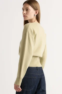 Brilliant Wise Corporation Limited Marielle Wool-Cashmere Blouson Sweater< Sweaters