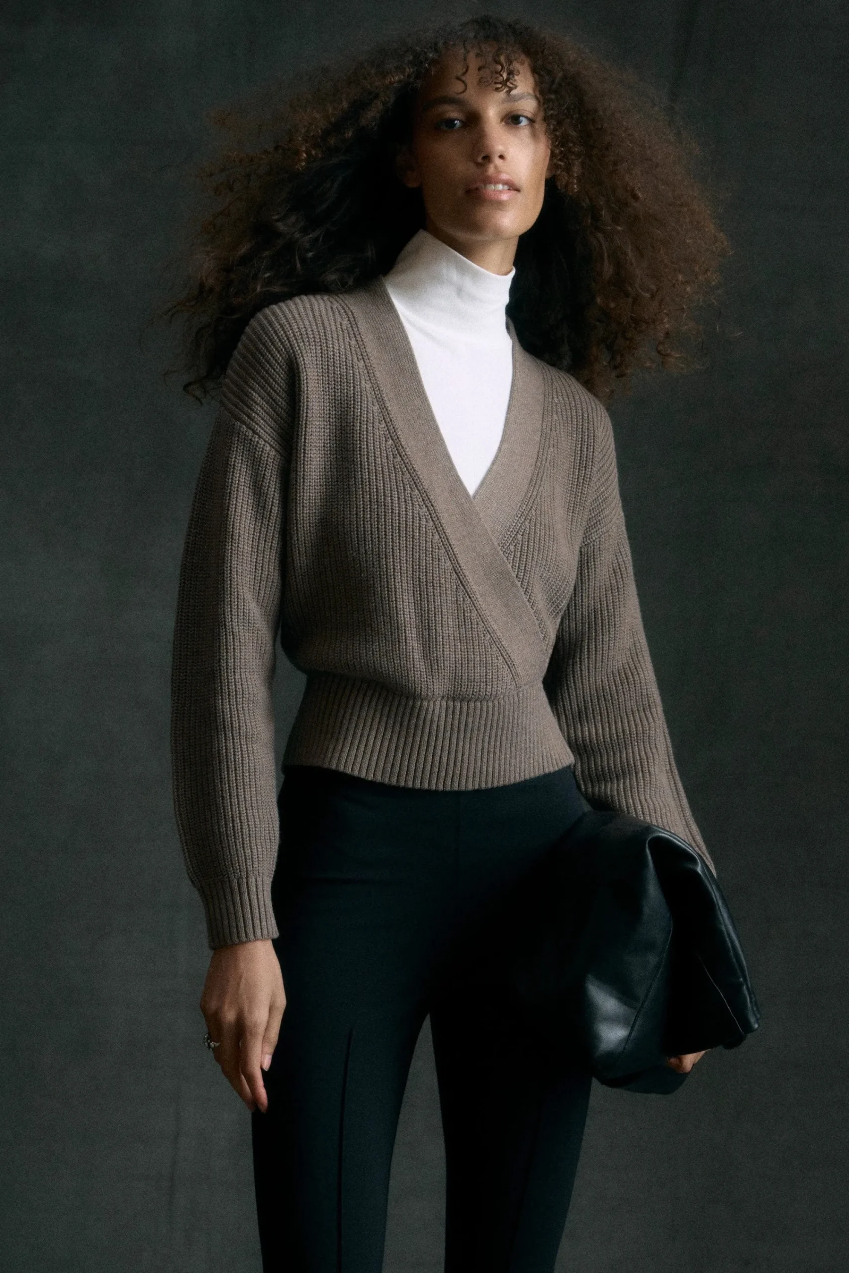 Asia Consultancy Co., Ltd Michi Seam-Detail Turtleneck Tee< Tees|Tops