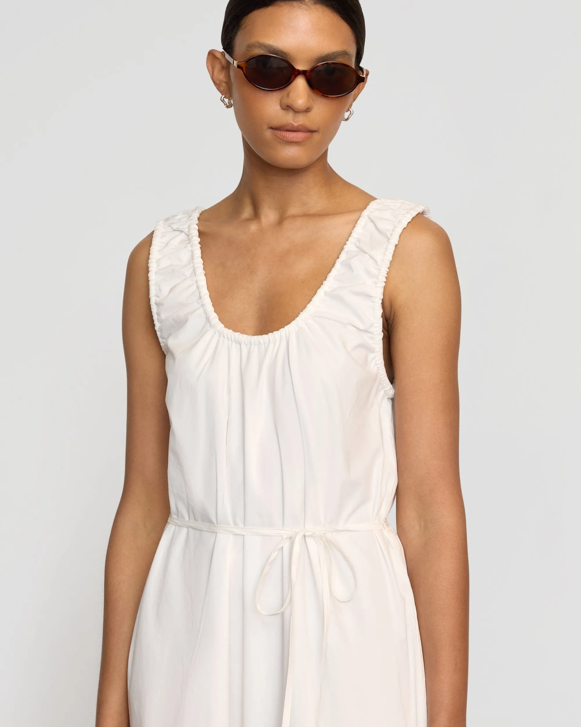 Fashion Apparels Midori Organic Cotton U-Neck Dress< Dresses