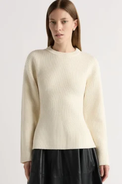Brilliant Wise Corporation Limited Minali Ribbed Sculpted Sweater< Sweaters