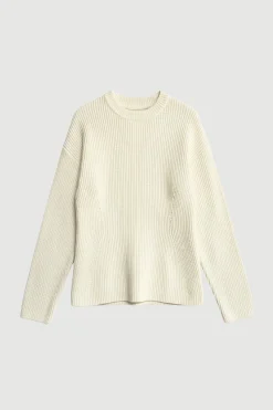 Brilliant Wise Corporation Limited Minali Ribbed Sculpted Sweater< Sweaters