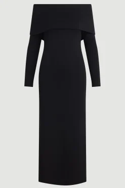 Hua Shang Group (H.K.) Ltd Morgan Split Foldover Jersey Dress< Dresses