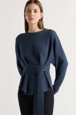 Brilliant Wise Corporation Limited Nara Tie-Front Knit Sweater< Sweaters