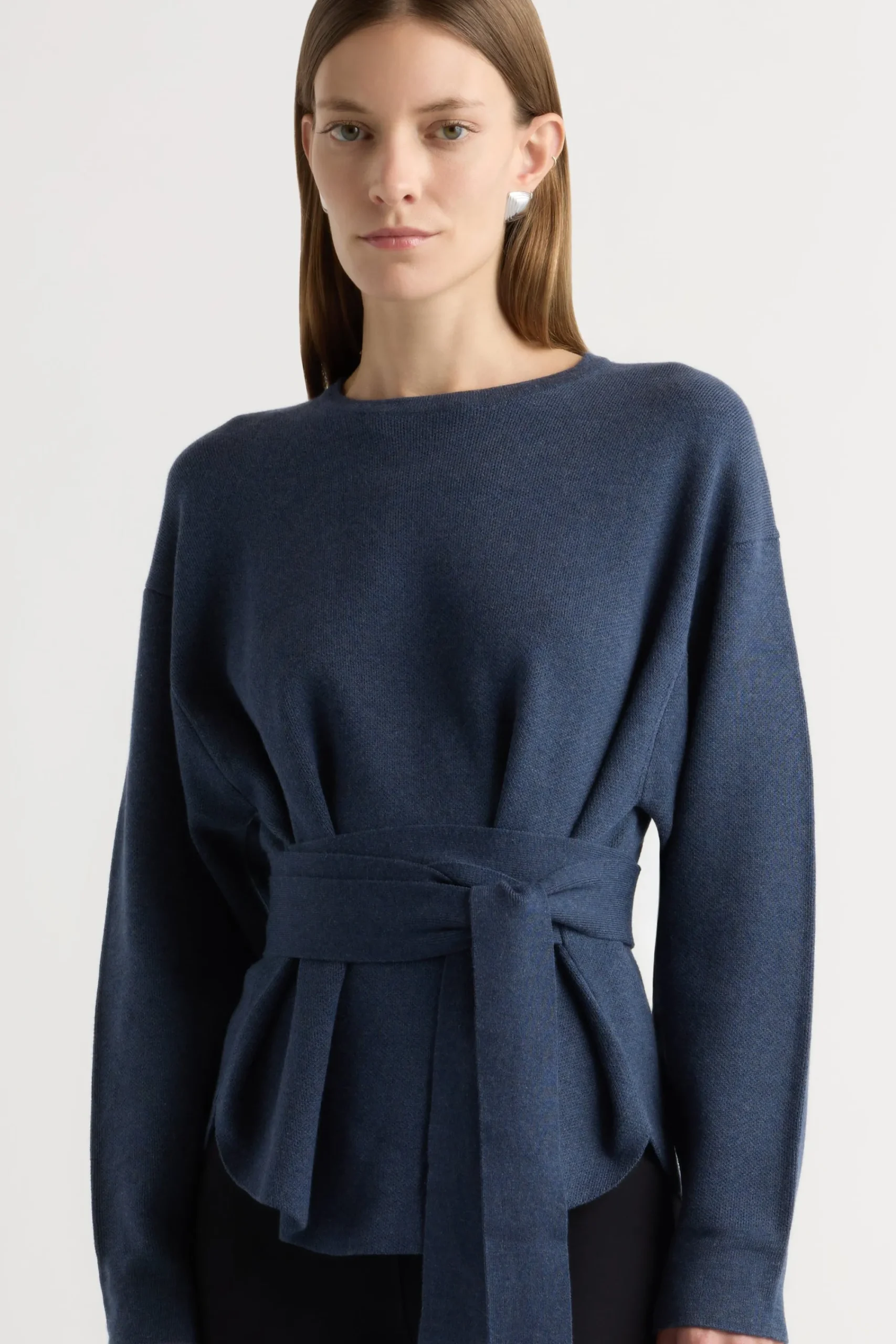 Brilliant Wise Corporation Limited Nara Tie-Front Knit Sweater< Sweaters