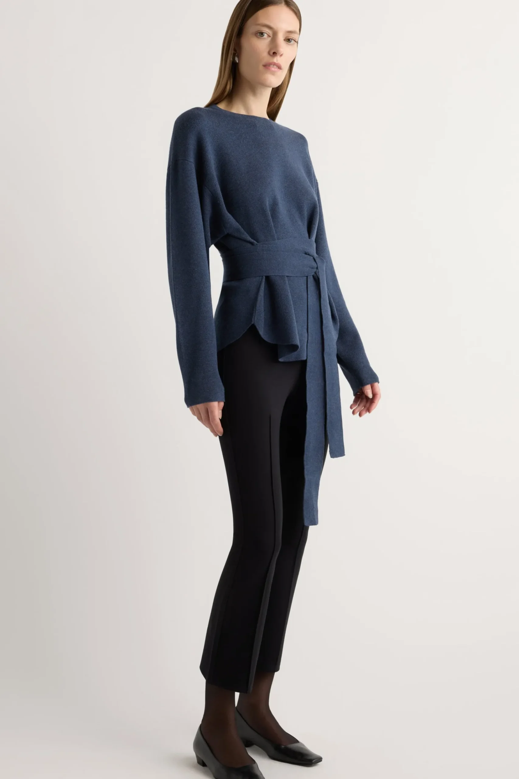 Brilliant Wise Corporation Limited Nara Tie-Front Knit Sweater< Sweaters