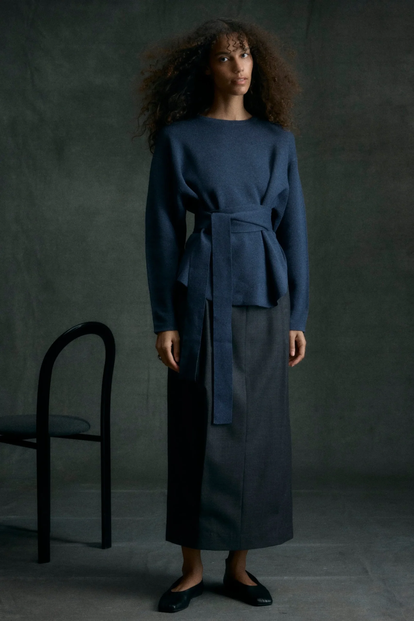 Brilliant Wise Corporation Limited Nara Tie-Front Knit Sweater< Sweaters