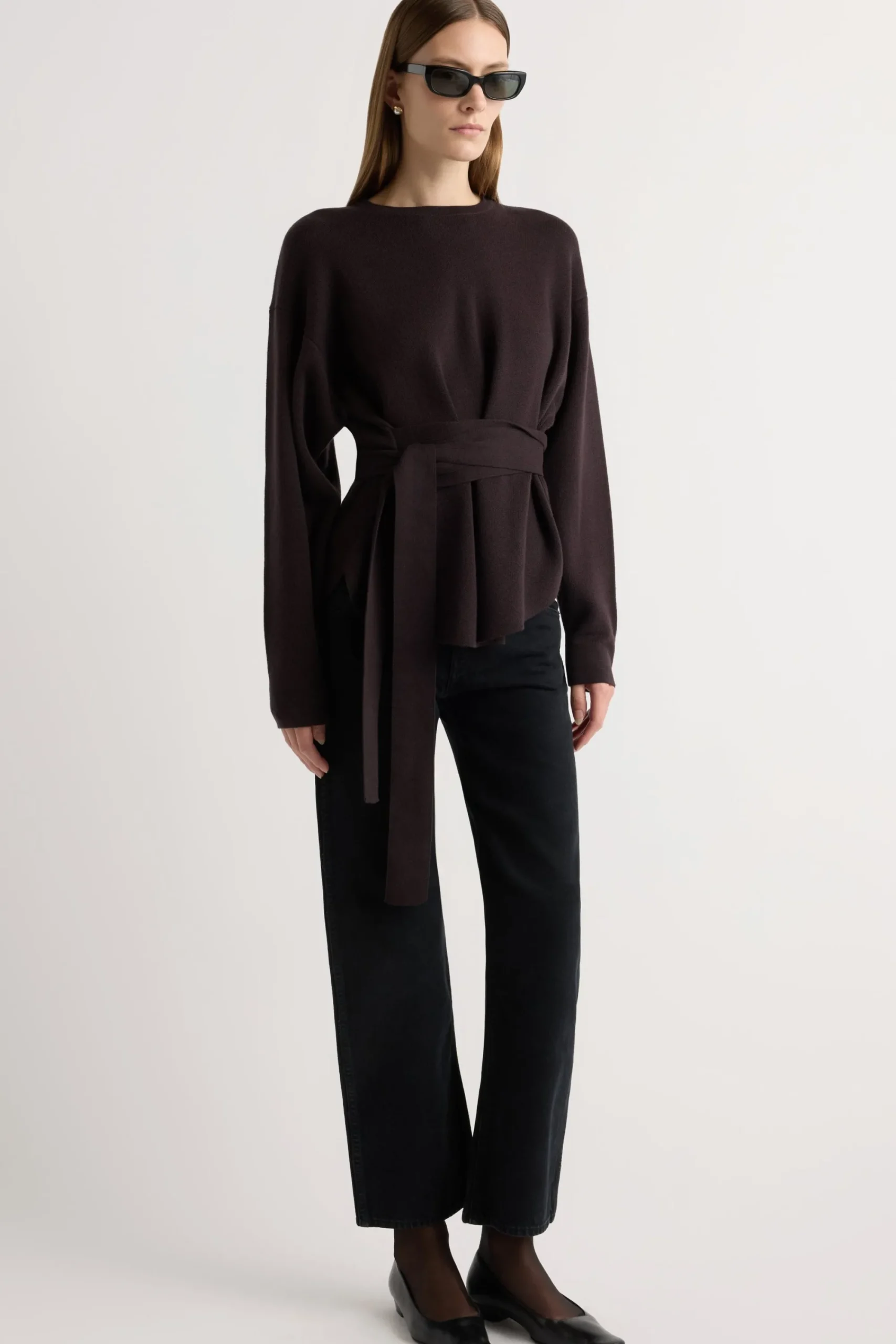 Brilliant Wise Corporation Limited Nara Tie-Front Knit Sweater< Sweaters