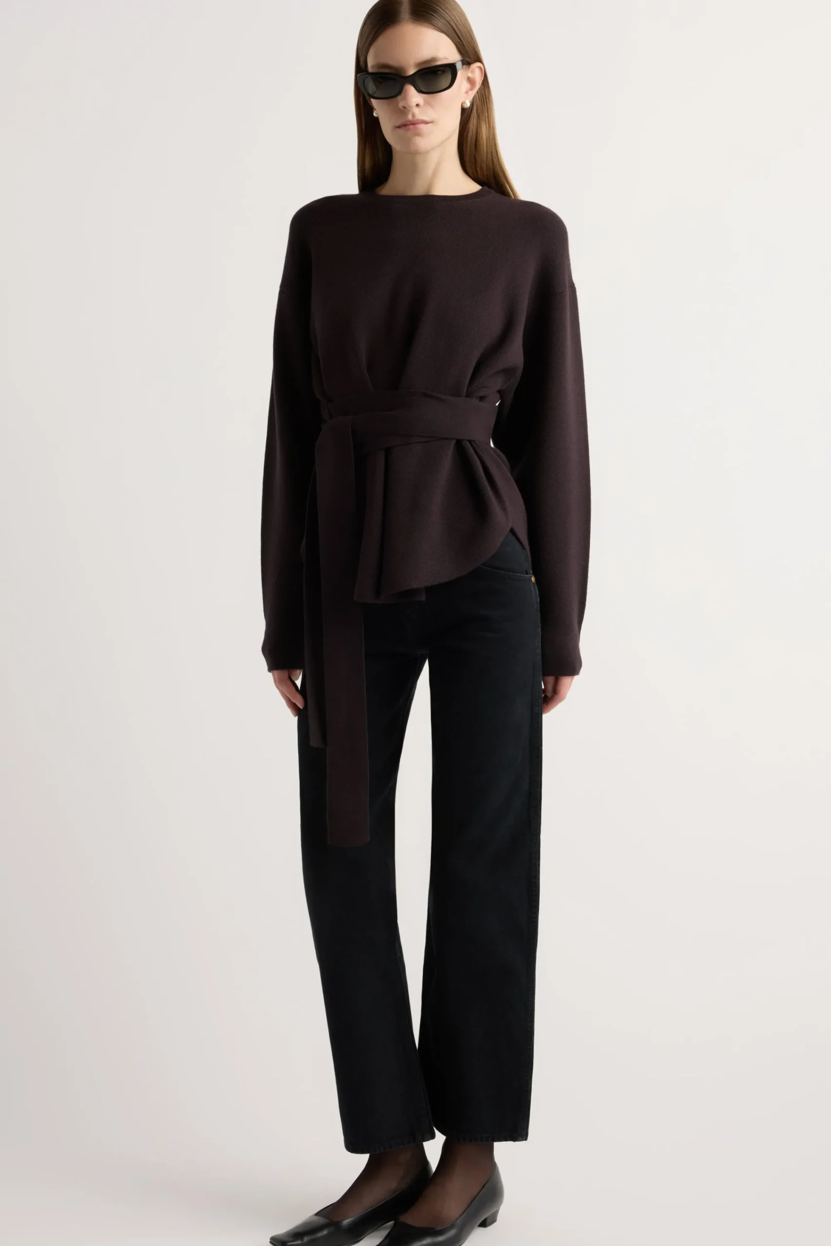 Brilliant Wise Corporation Limited Nara Tie-Front Knit Sweater< Sweaters