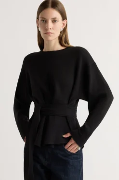 Brilliant Wise Corporation Limited Nara Tie-Front Knit Sweater< Sweaters