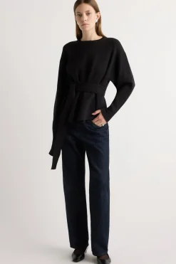 Brilliant Wise Corporation Limited Nara Tie-Front Knit Sweater< Sweaters
