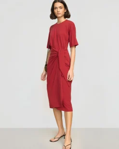 Lever Style LLC Noa Organic Cotton T-Shirt Wrap Dress< Dresses