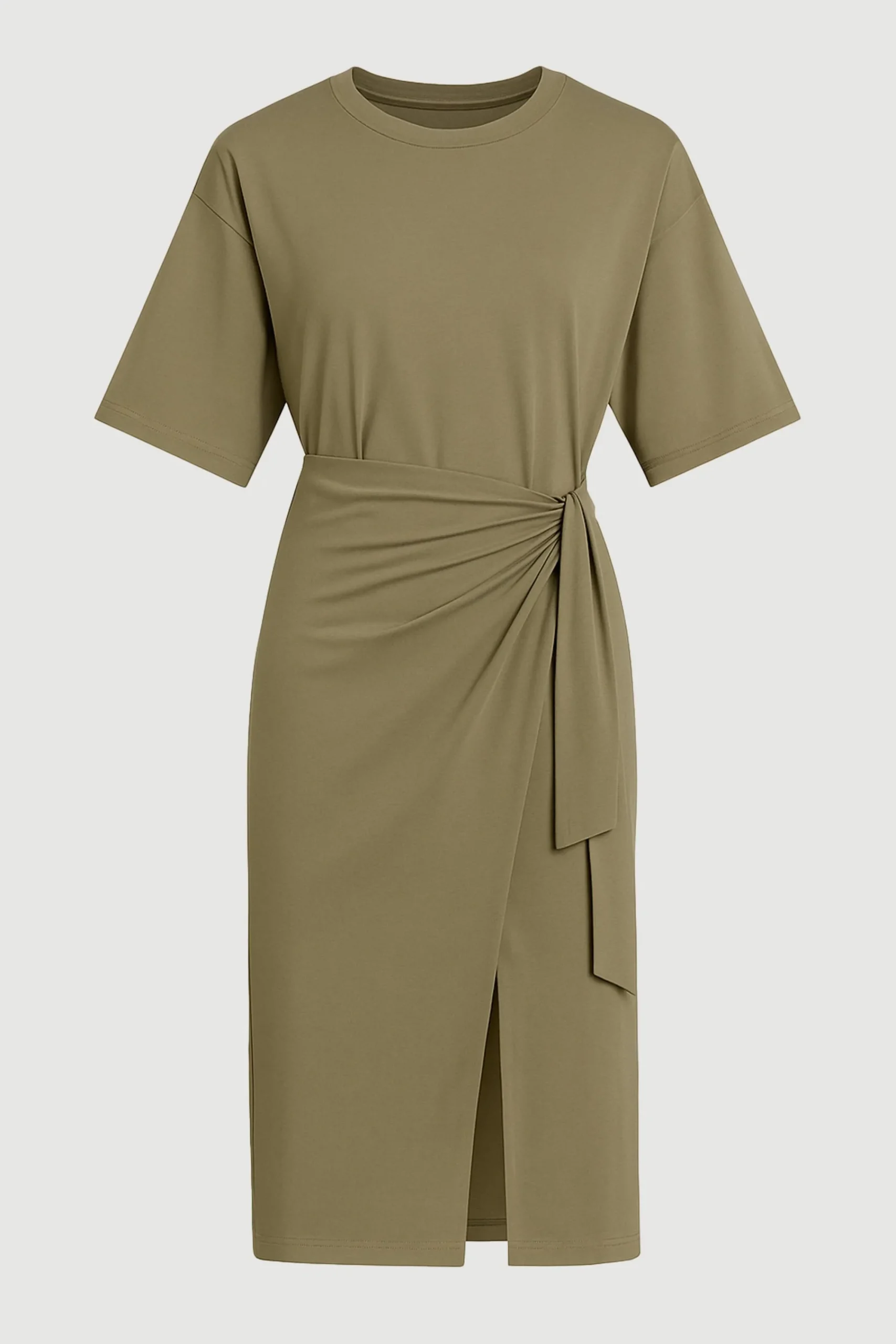 Lever Style LLC Noa Organic Cotton T-Shirt Wrap Dress< Dresses