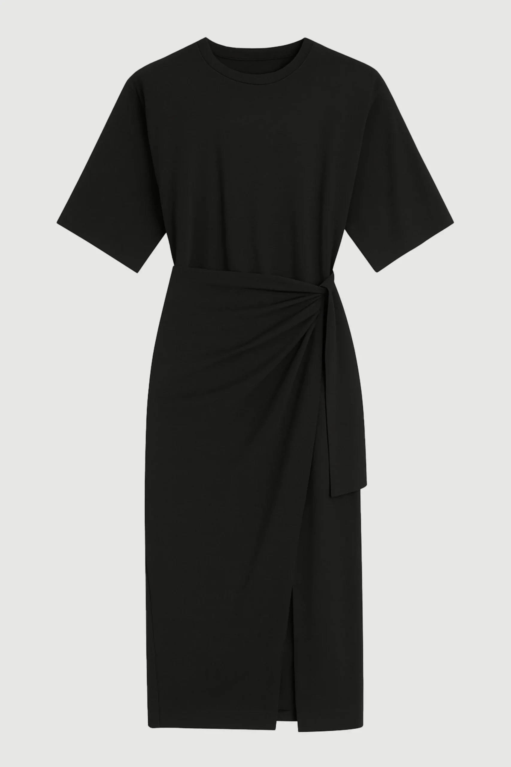 Lever Style LLC Noa Organic Cotton T-Shirt Wrap Dress< Dresses