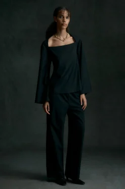 Hua Jia Parmer Lightweight Wool-Blend Pant< Pants