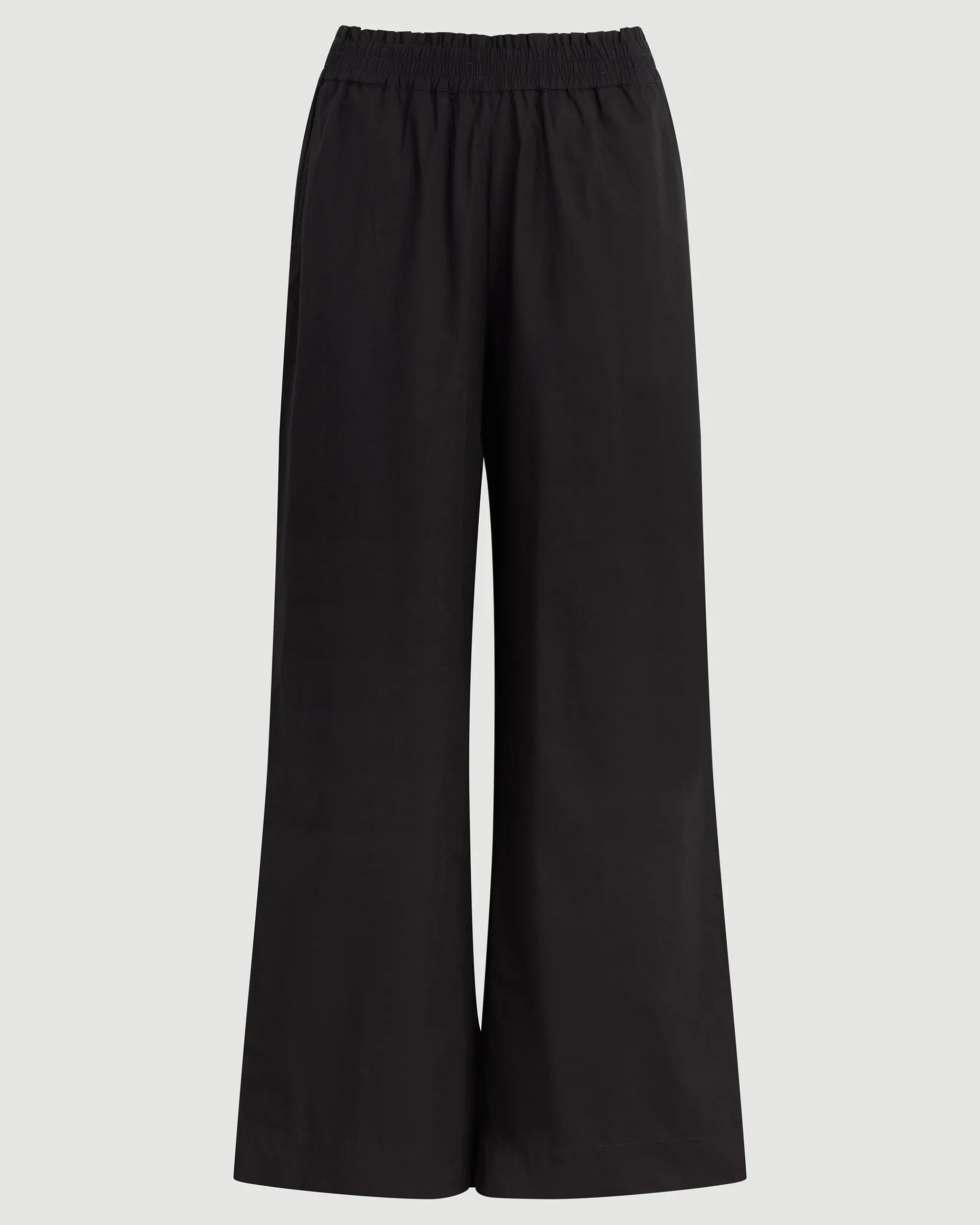 Fashion Apparels Paula Smocked-Waist Organic Cotton Pant< Pants