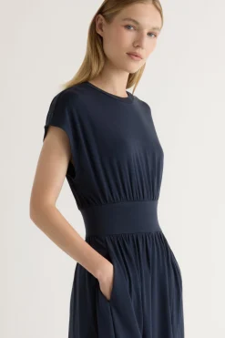 Lever Style LLC Prima Jersey Midi Dress< Dresses