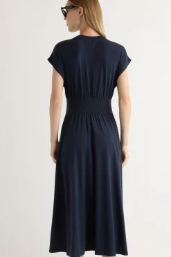 Lever Style LLC Prima Jersey Midi Dress< Dresses