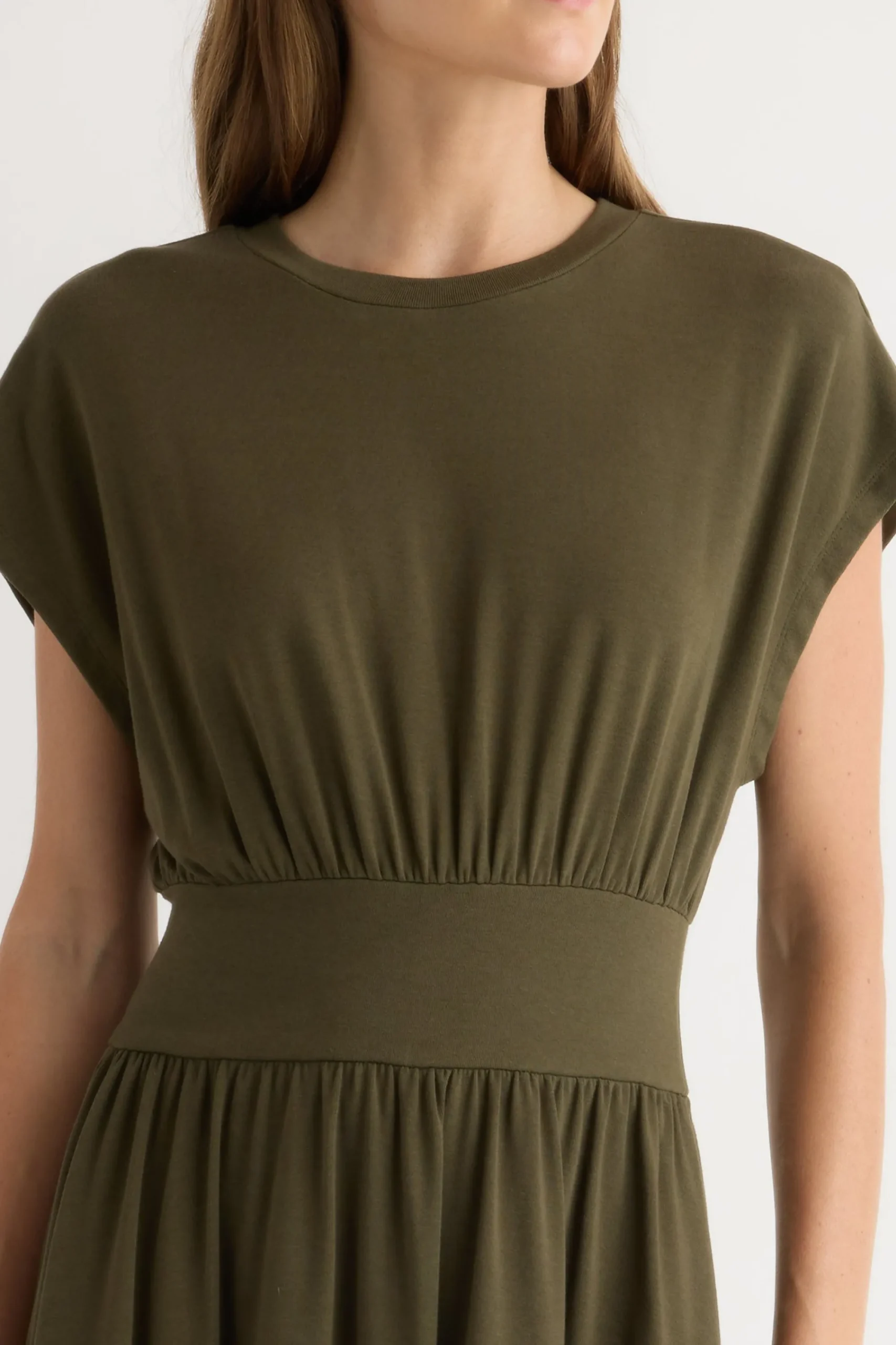 Lever Style LLC Prima Jersey Midi Dress< Dresses
