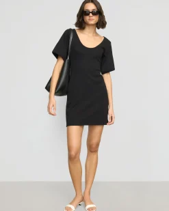 Asia Consultancy Co., Ltd Rae Sculpted Scoop-Neck Mini Dress< Dresses