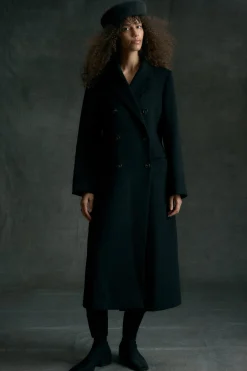 Hua Jia Ravenna Wool-Blend Maxi Coat< Outerwear